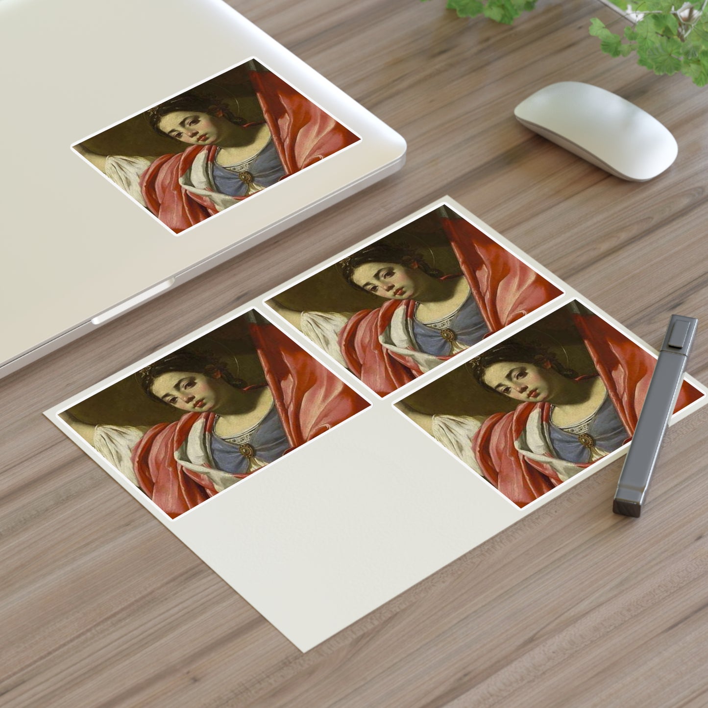 Vouet - School of - St. Ursula, c. 1620, 1961.285 Laminated UV Protective Vinyl Stickers