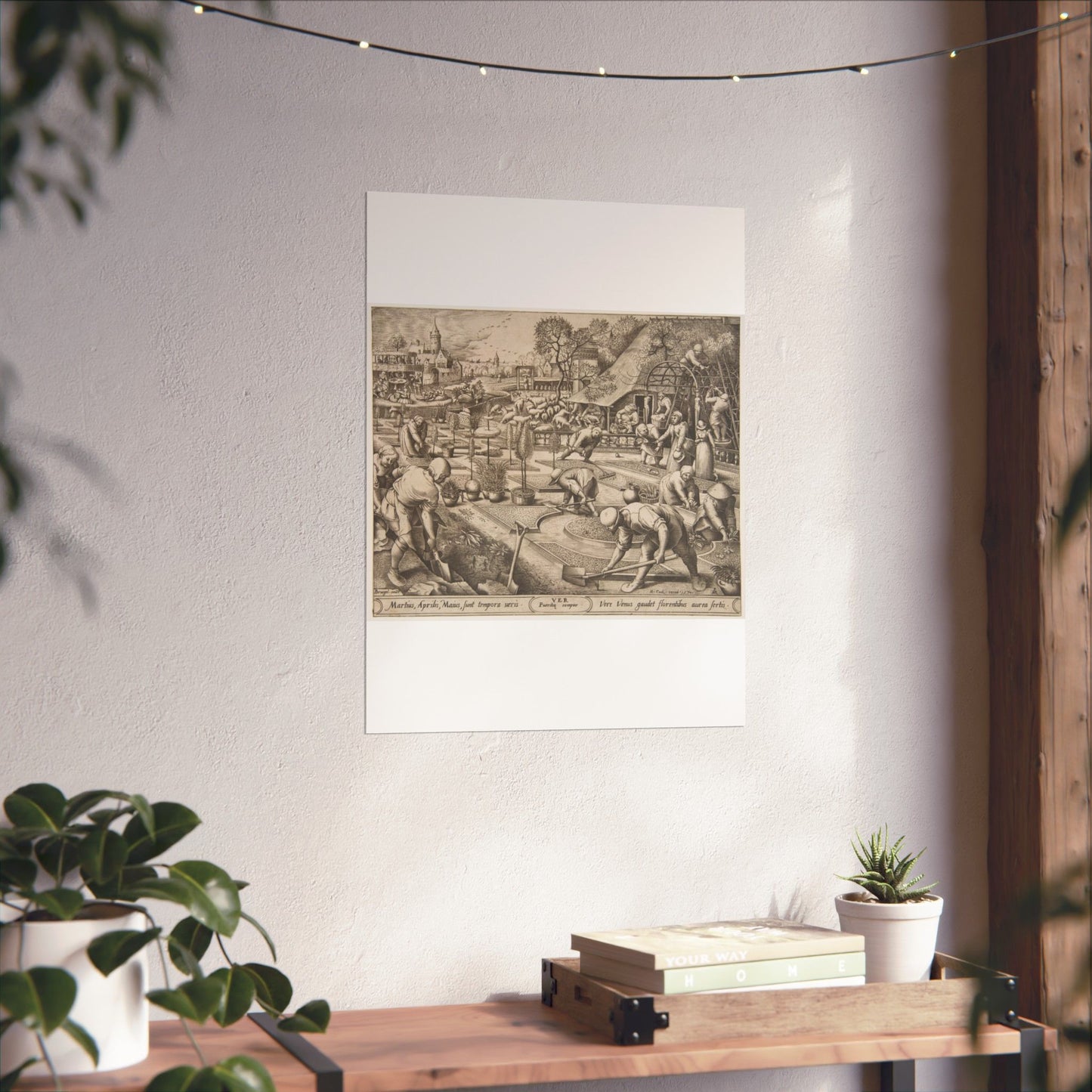 Pieter van der Heyden - Spring (Ver) from The Seasons High Quality Matte Wall Art Poster for Home, Office, Classroom