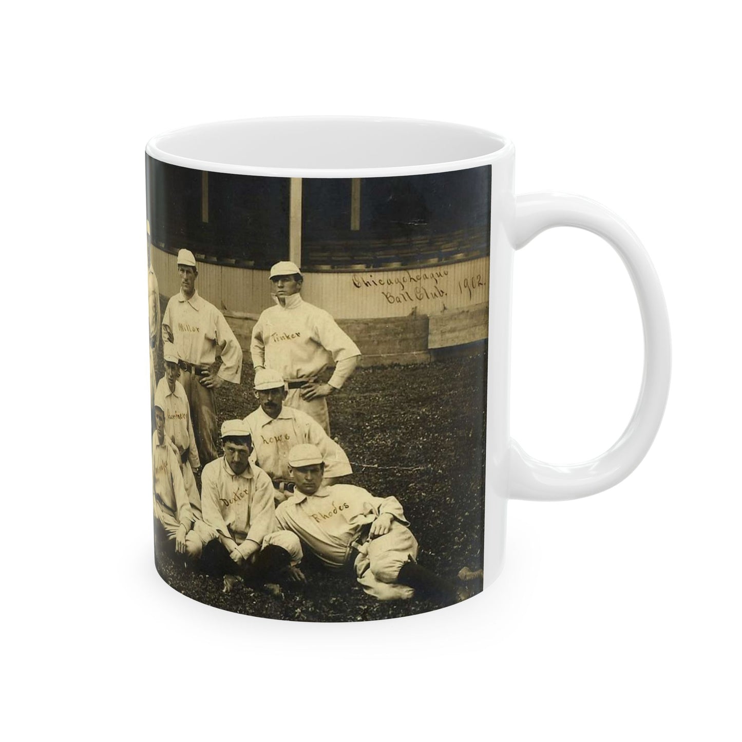 1902 Chicago Orphans - A group of baseball players posing for a picture Beautiful Novelty Ceramic Coffee Mug 11oz