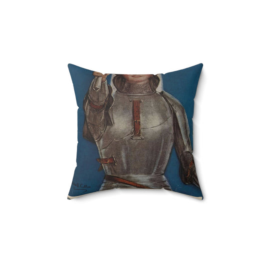 Joan of Arc Saved France Decorative Accent Square Pillow