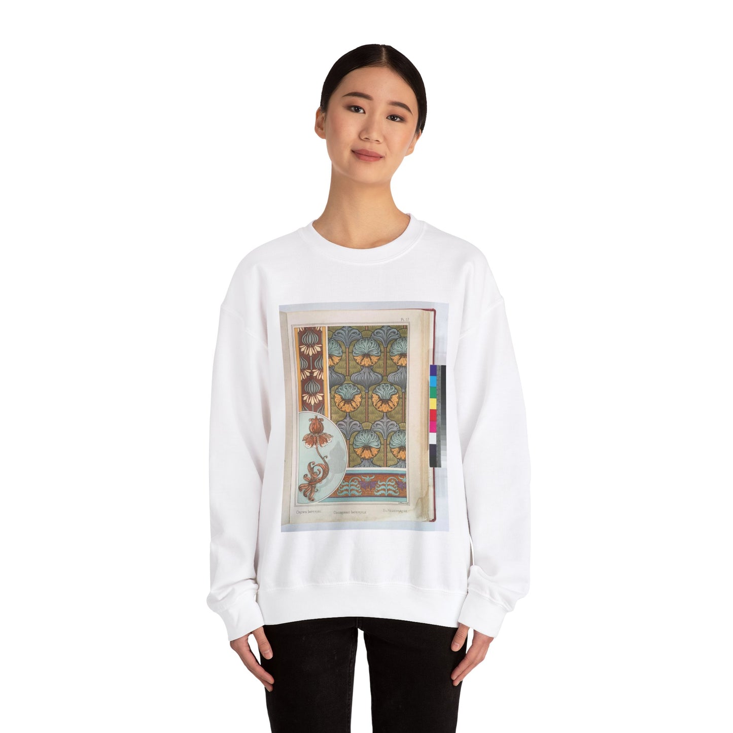 Couronne imperiale, Maurice Pillard Verneuil White Heavy Blend Adult Crew Neck SweatShirt