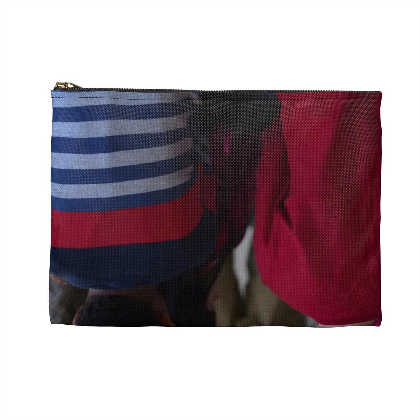 Students from Samuel P. Langley Elementary School, Large Organizer Pouch with Black Zipper