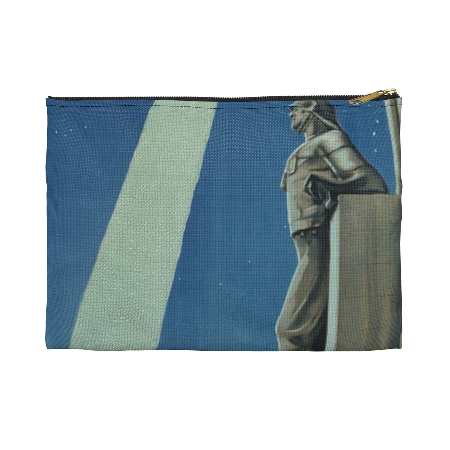 Trieste. Vintage Travel Posters, 1920s-1930s Large Organizer Pouch with Black Zipper