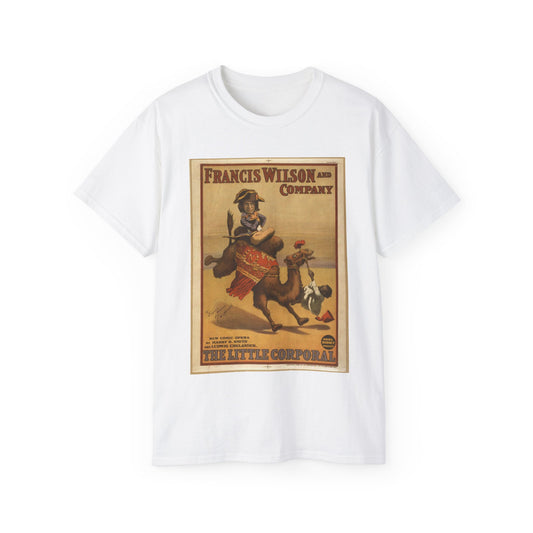 The little Corporal new comic opera by Harry B. Smith and Ludwig Englander. White T-Shirt Gildan 2000 Cotton Unisex