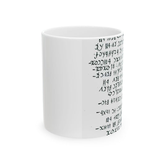 Our Father in Old Hungarian Script, 1598 Beautiful Novelty Ceramic Coffee Mug 11oz