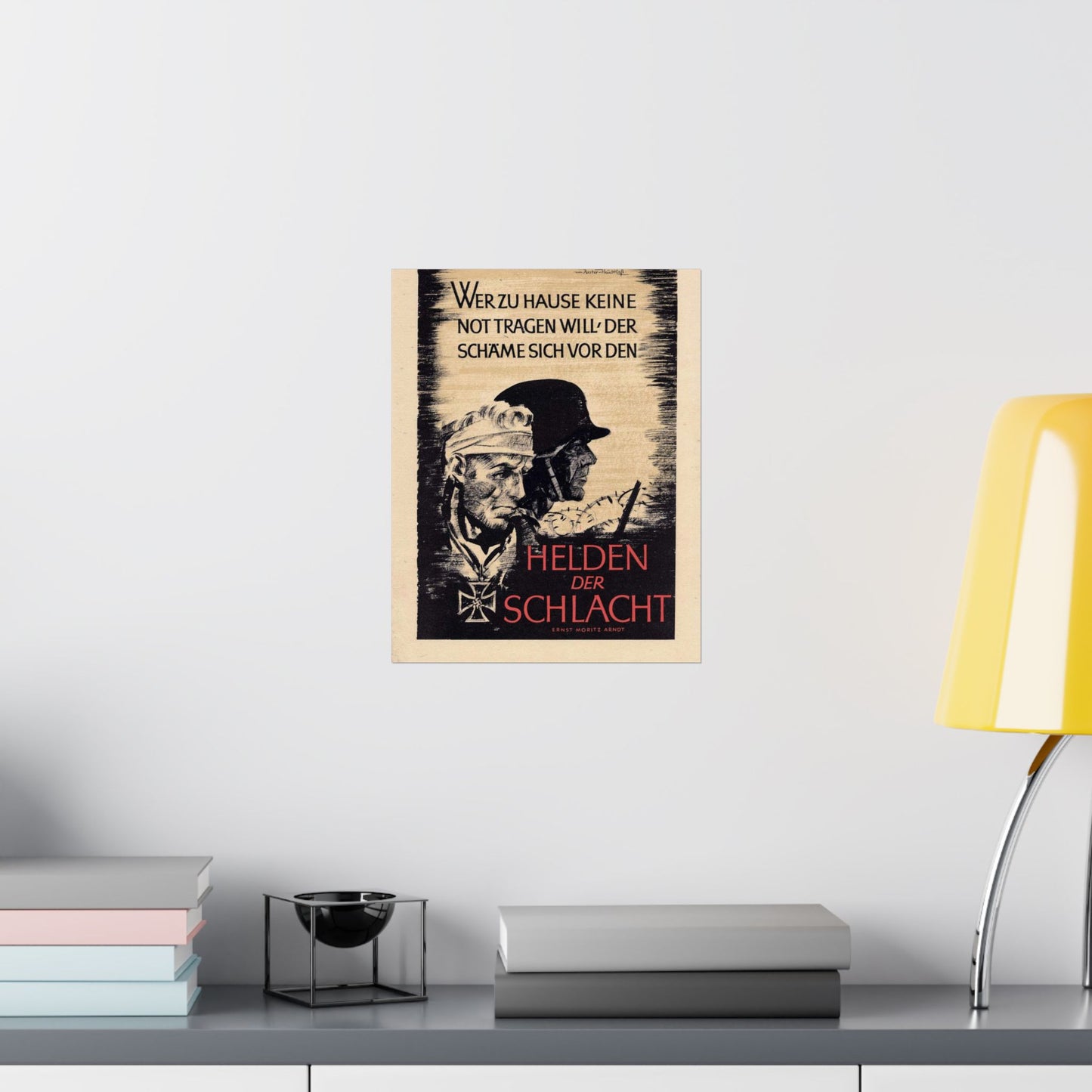 Wochenspruch der NSDAP 16 August 1942 High Quality Matte Wall Art Poster for Home, Office, Classroom