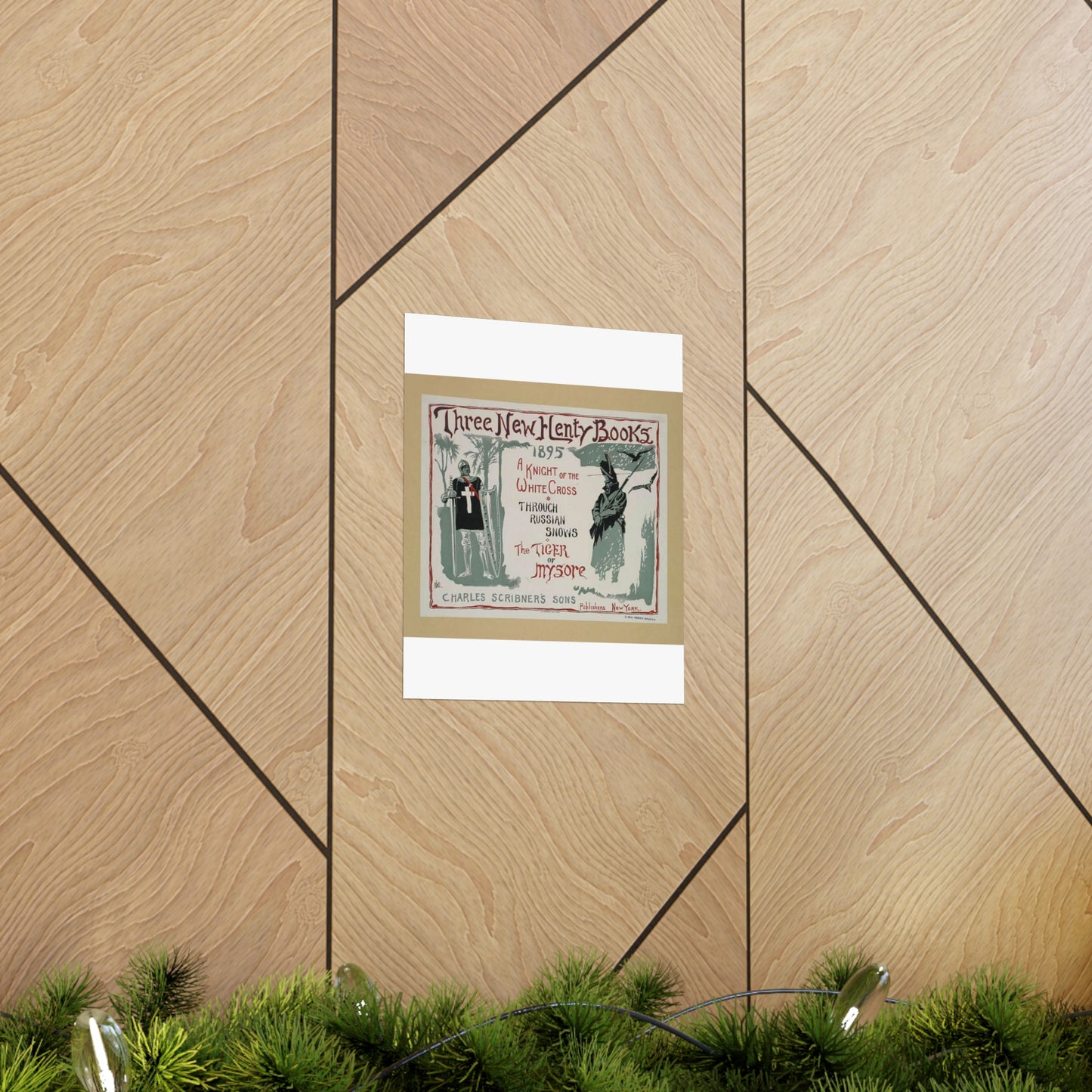 Three new Henty books., Art Nouveau Poster High Quality Matte Wall Art Poster for Home, Office, Classroom