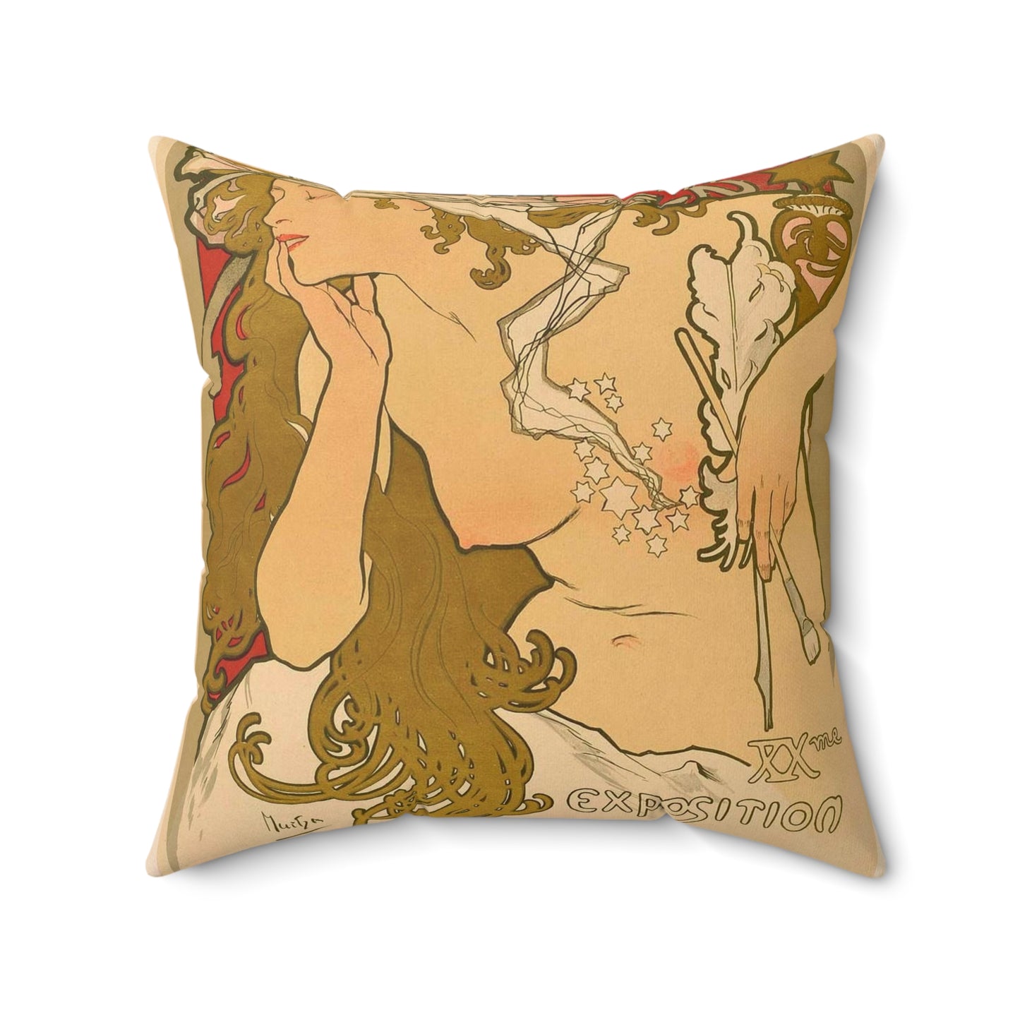 Salon des Cent (20) - mars 1896 Decorative Accent Square Pillow