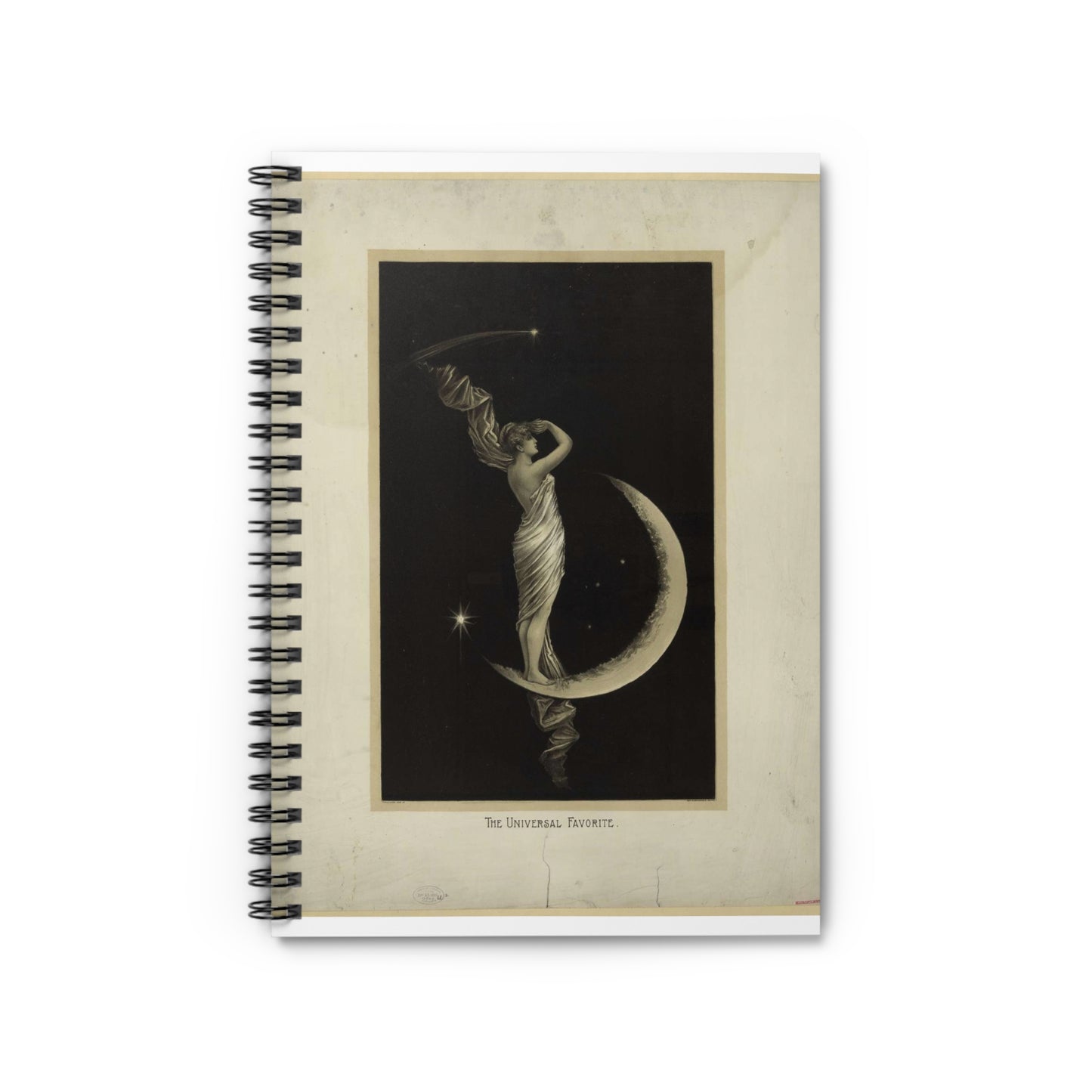 The universal favorite - Print, Library of Congress collection Spiral Bound Ruled Notebook with Printed Cover