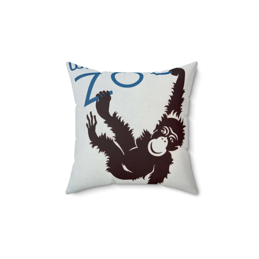 Who's who in the zoo Illustrated natural history prepared by the WPA Federal Writers Project : On sale at all book stores, zoos, and museums. Decorative Accent Square Pillow