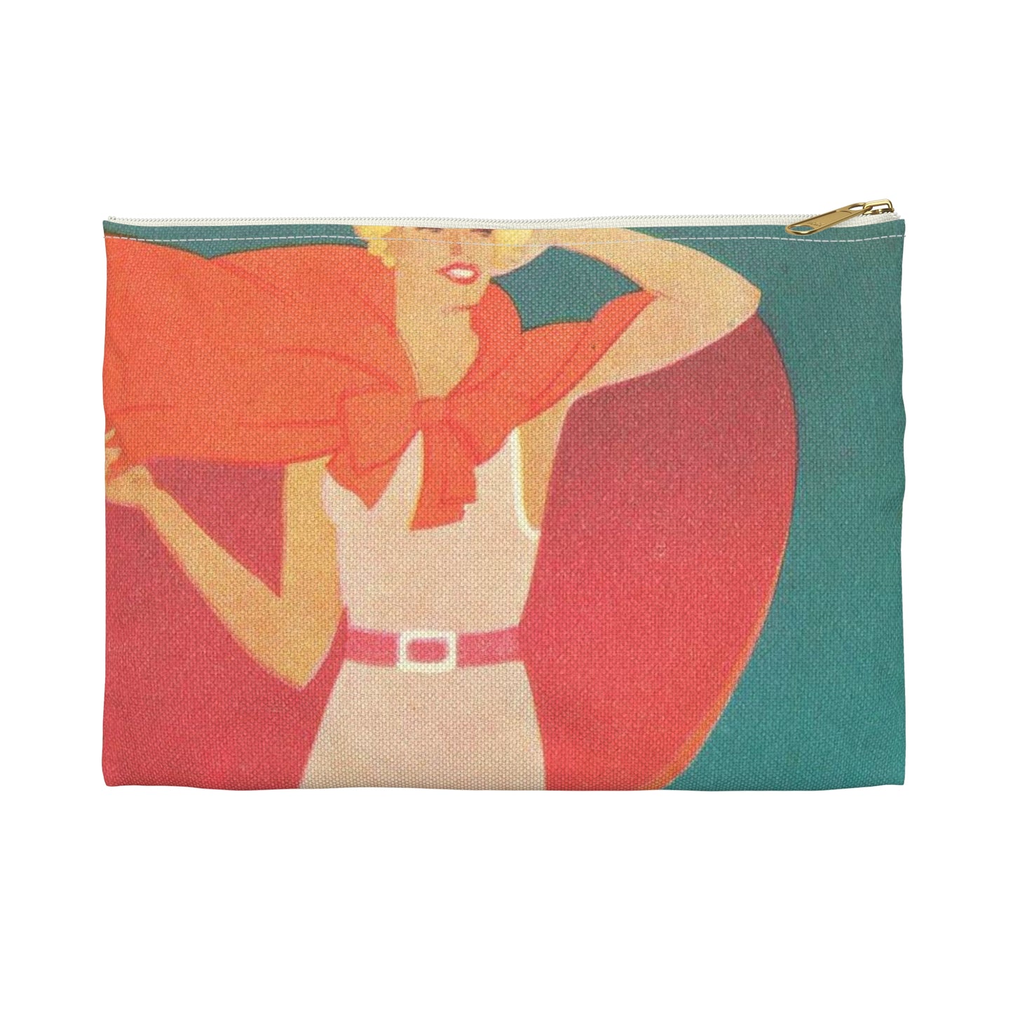 Jupp Wiertz - Zoppot, das Weltbad an der Ostsee Large Organizer Pouch with Black Zipper