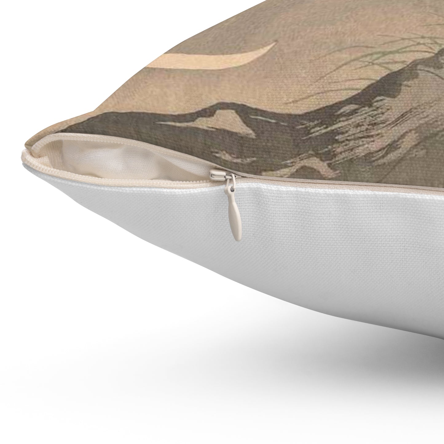 Brullende tijger, Ohara Koson - Rijksmuseum public domain dedication image Decorative Accent Square Pillow