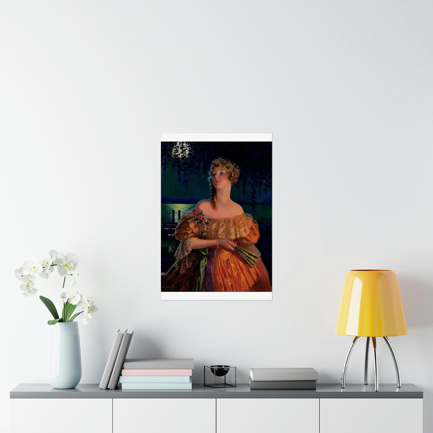 "Dixie", print of painting by Edward Mason Eggleston, 1929 High Quality Matte Wall Art Poster for Home, Office, Classroom