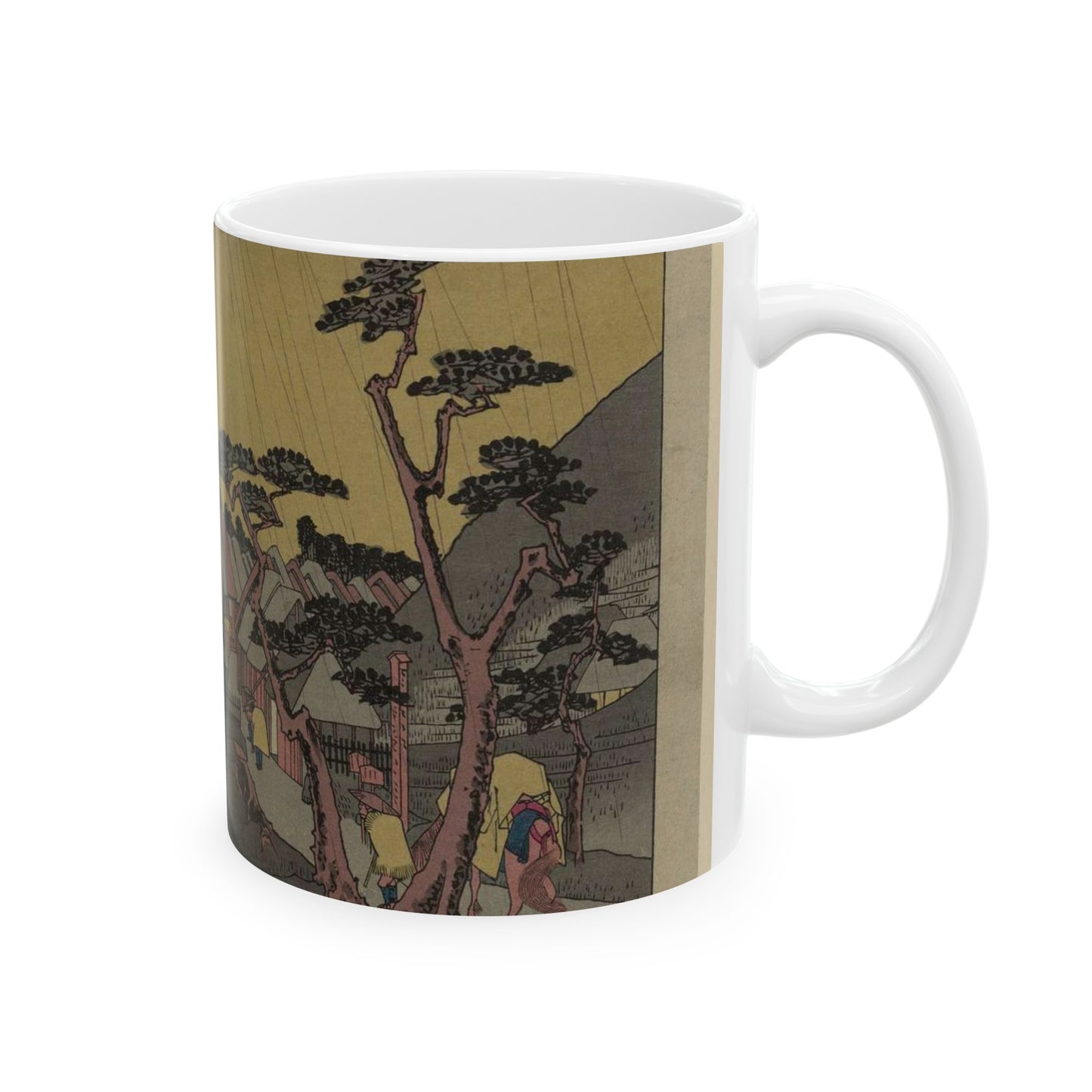 Utagawa Hiroshige - Oiso, Andō Hiroshige - Ukiyo e print Beautiful Novelty Ceramic Coffee Mug 11oz