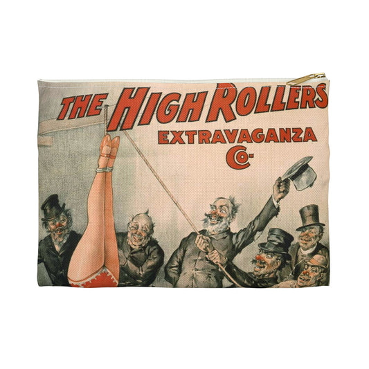 The High Rollers Extravaganza Co. Large Organizer Pouch with Black Zipper