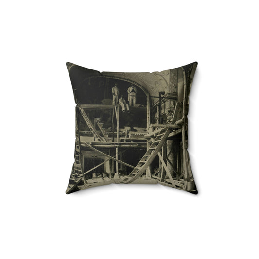Kurhaus Wiesbaden, 1907 Decorative Accent Square Pillow