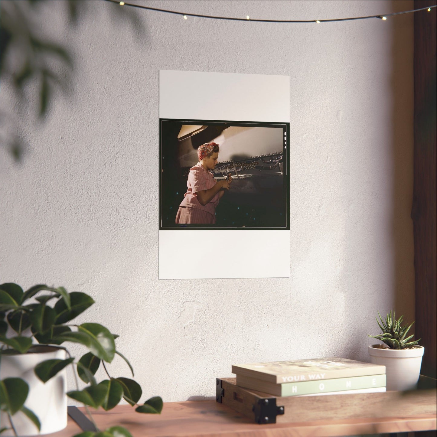 With careful Douglas training, women do accurate electrical assembly and installation work, Douglas Aircraft Company, Long Beach, Calif. High Quality Matte Wall Art Poster for Home, Office, Classroom