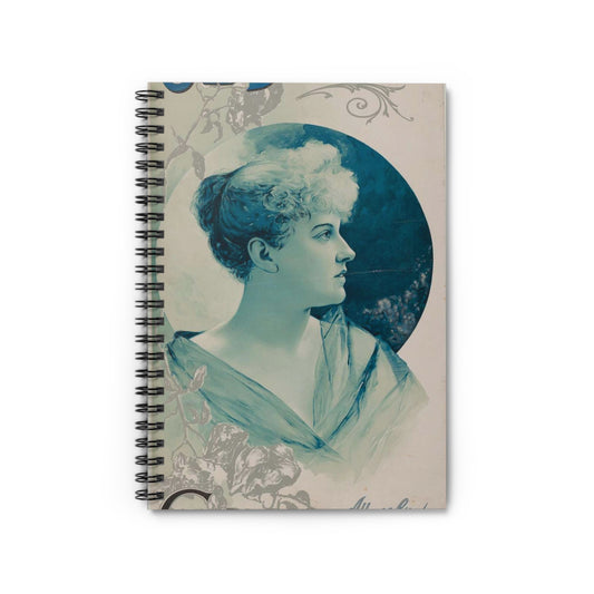 Old dominion cigarettes, Allen & Ginter, Richmond, Virginia, U.S.A Spiral Bound Ruled Notebook with Printed Cover