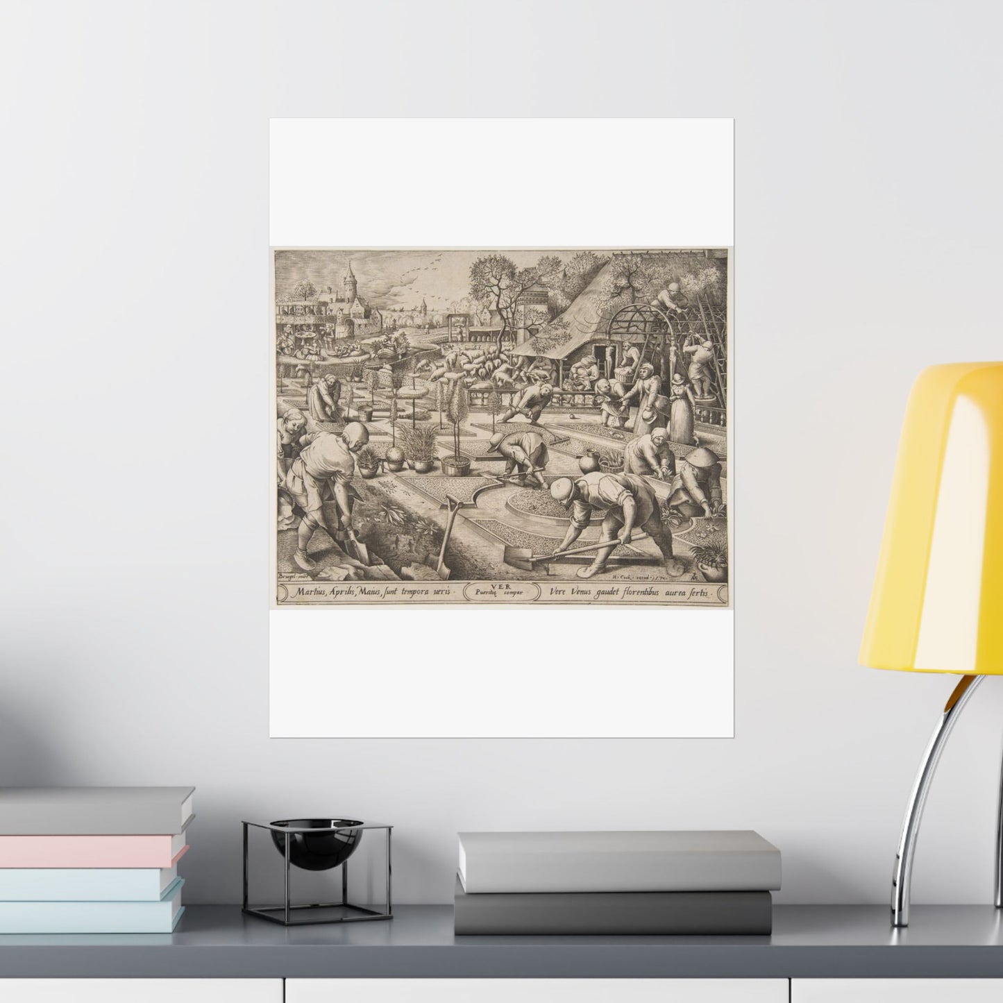 Pieter van der Heyden - Spring (Ver) from The Seasons High Quality Matte Wall Art Poster for Home, Office, Classroom