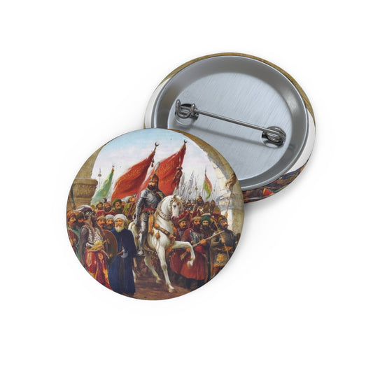 Zonaro GatesofConst - Public domain scan of drawing Pin Buttons with Crisp Design
