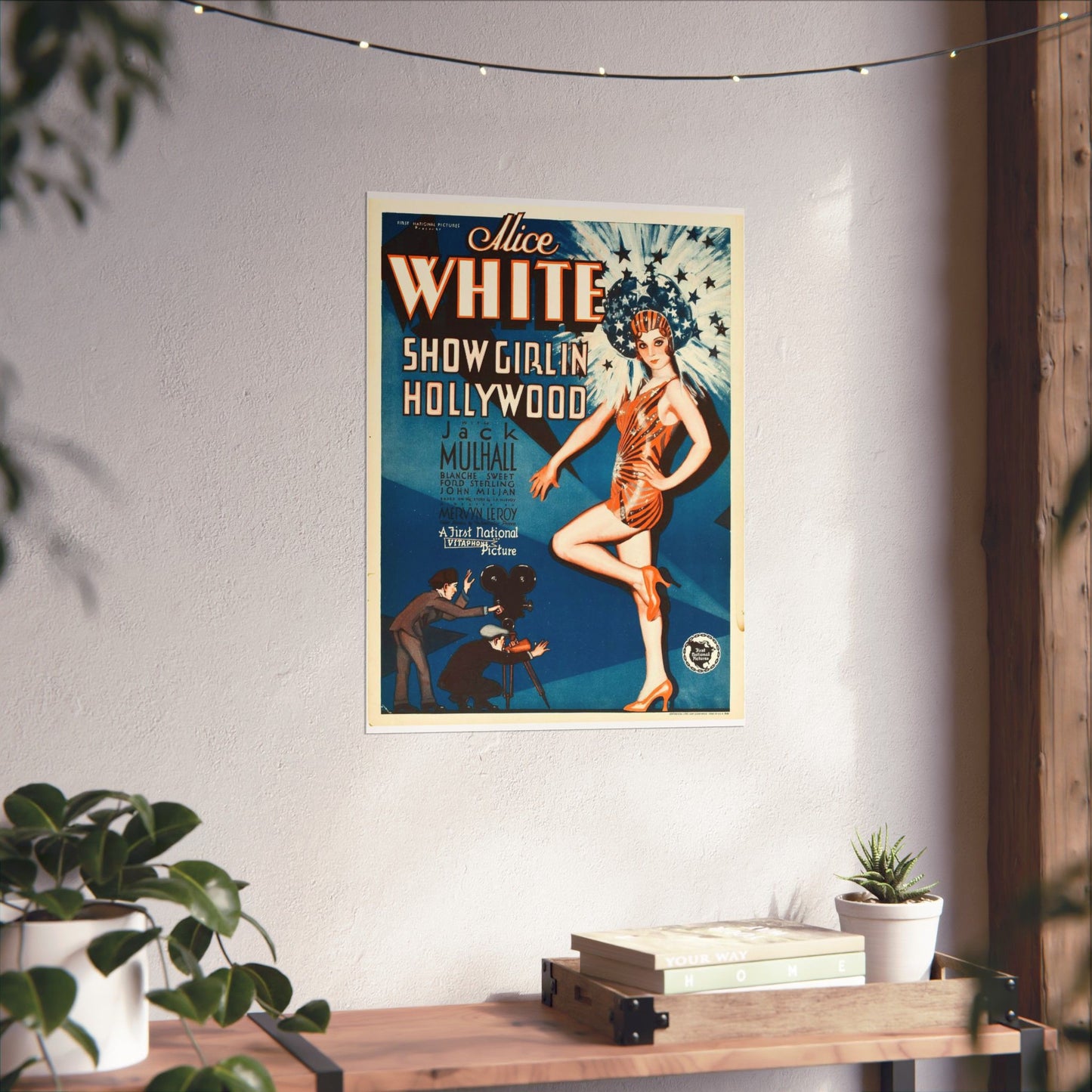 ShowgirlHollywood, Art Deco Poster High Quality Matte Wall Art Poster for Home, Office, Classroom