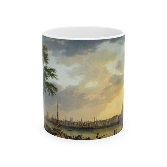 Vernet - Vue du port de la Rochelle Beautiful Novelty Ceramic Coffee Mug 11oz