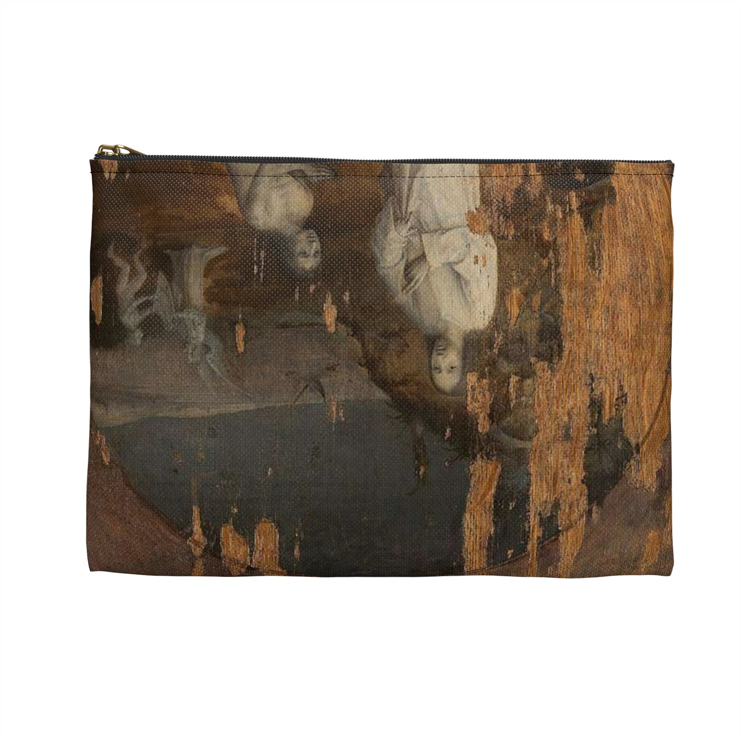 Flood Panels (The Flood – reverse), ca. 1508-1516 Large Organizer Pouch with Black Zipper