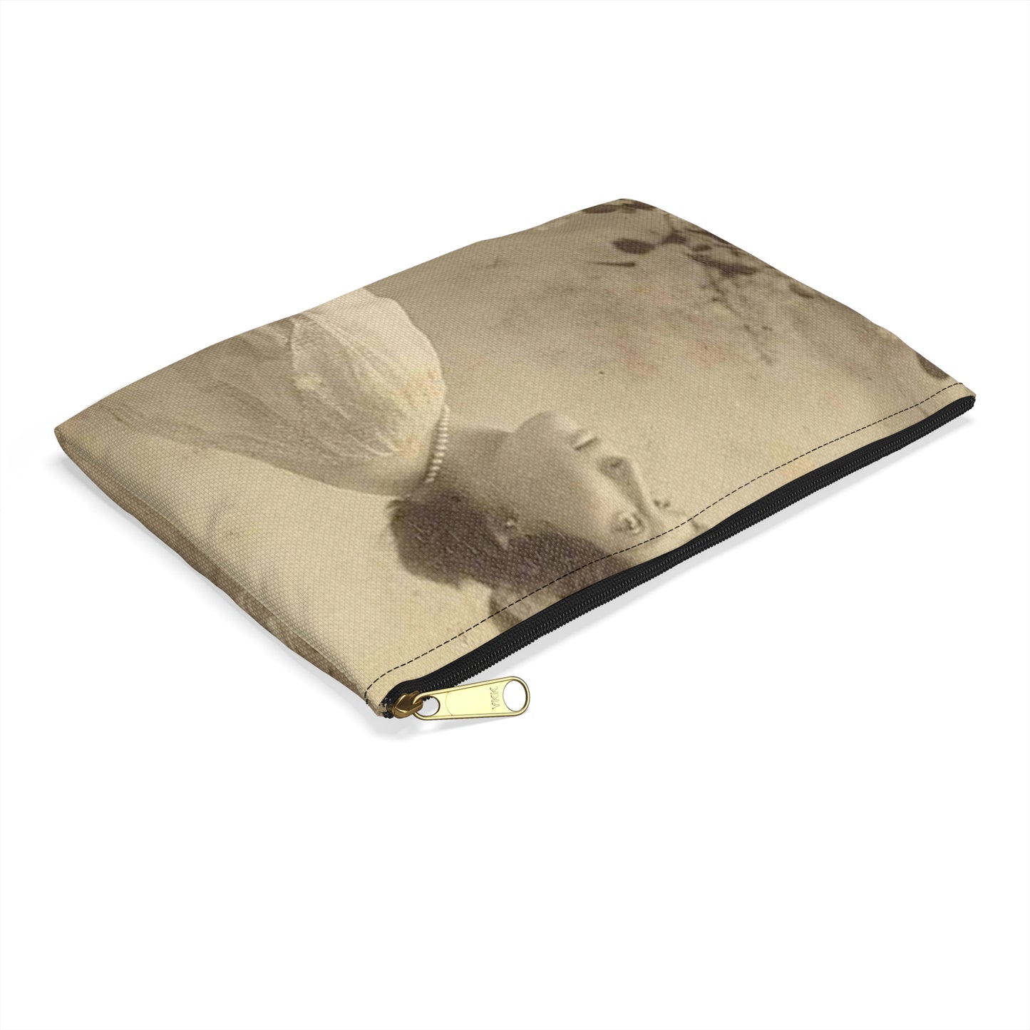 Tatyana Nikolaevna 1914 - Public domain portrait print Large Organizer Pouch with Black Zipper