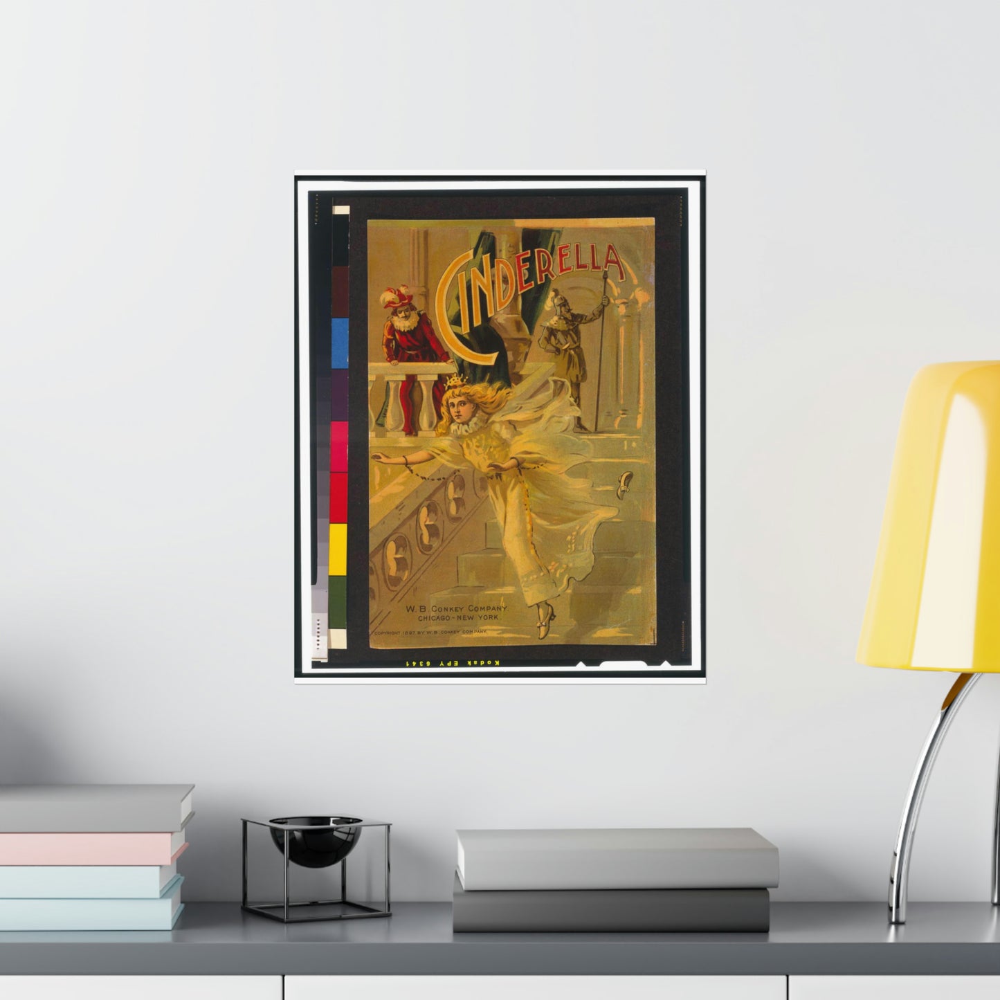 Cinderella / /W.B. Conkey Company, Chicago-New York. High Quality Matte Wall Art Poster for Home, Office, Classroom