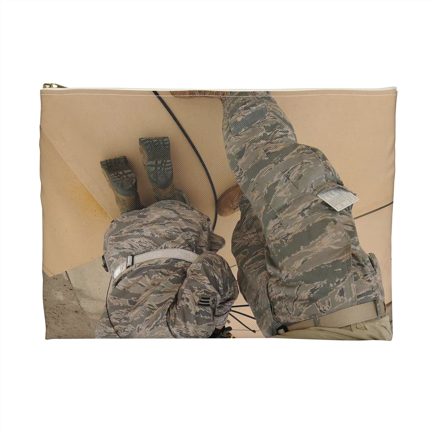 U.S. Air Force Master Sgt. Joseph Verant and Senior Large Organizer Pouch with Black Zipper