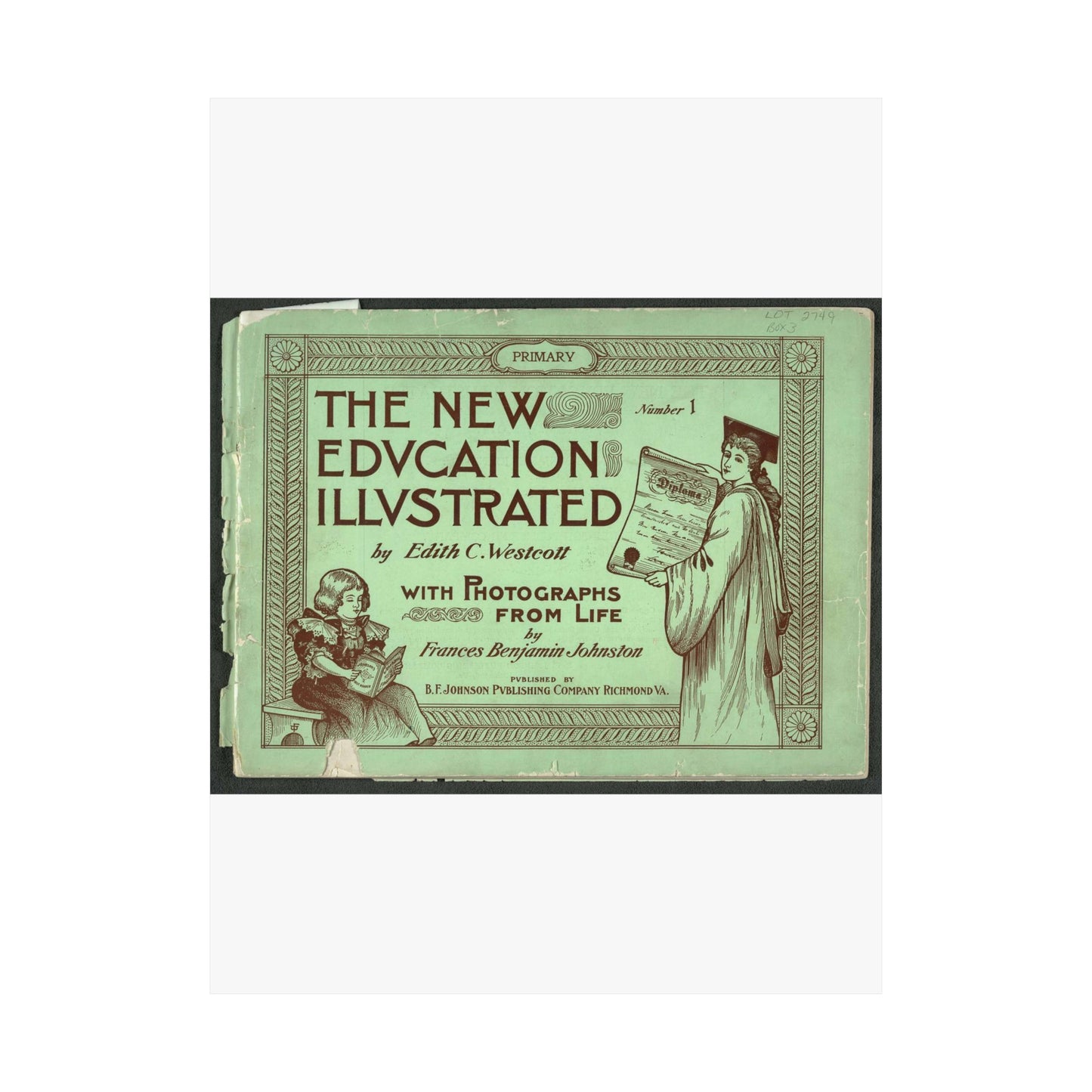 The New Education Illustrated by Edith C. Westcott with photograhs from life by Frances Benjamin Johnston, Number 1 - Primary High Quality Matte Wall Art Poster for Home, Office, Classroom