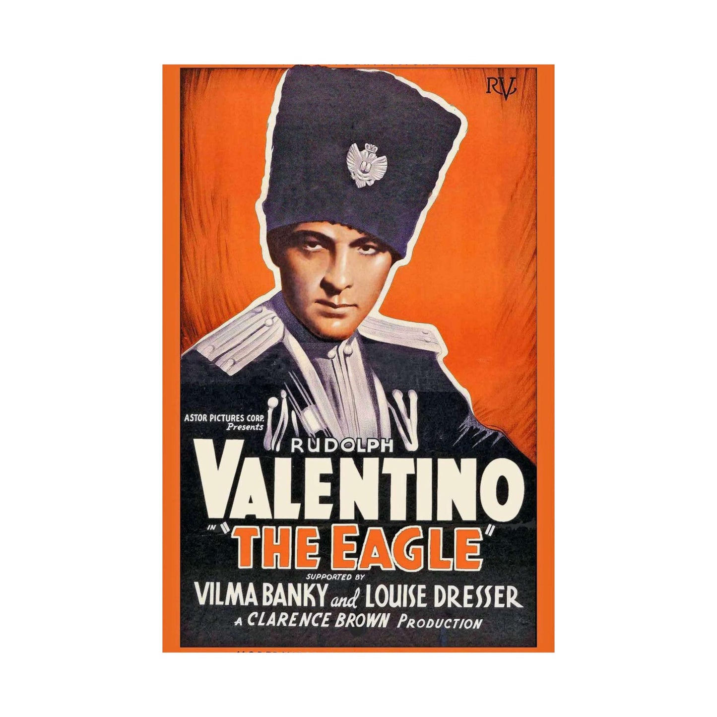 The-Eagle-1925-Rudolph-Valentino High Quality Matte Wall Art Poster for Home, Office, Classroom