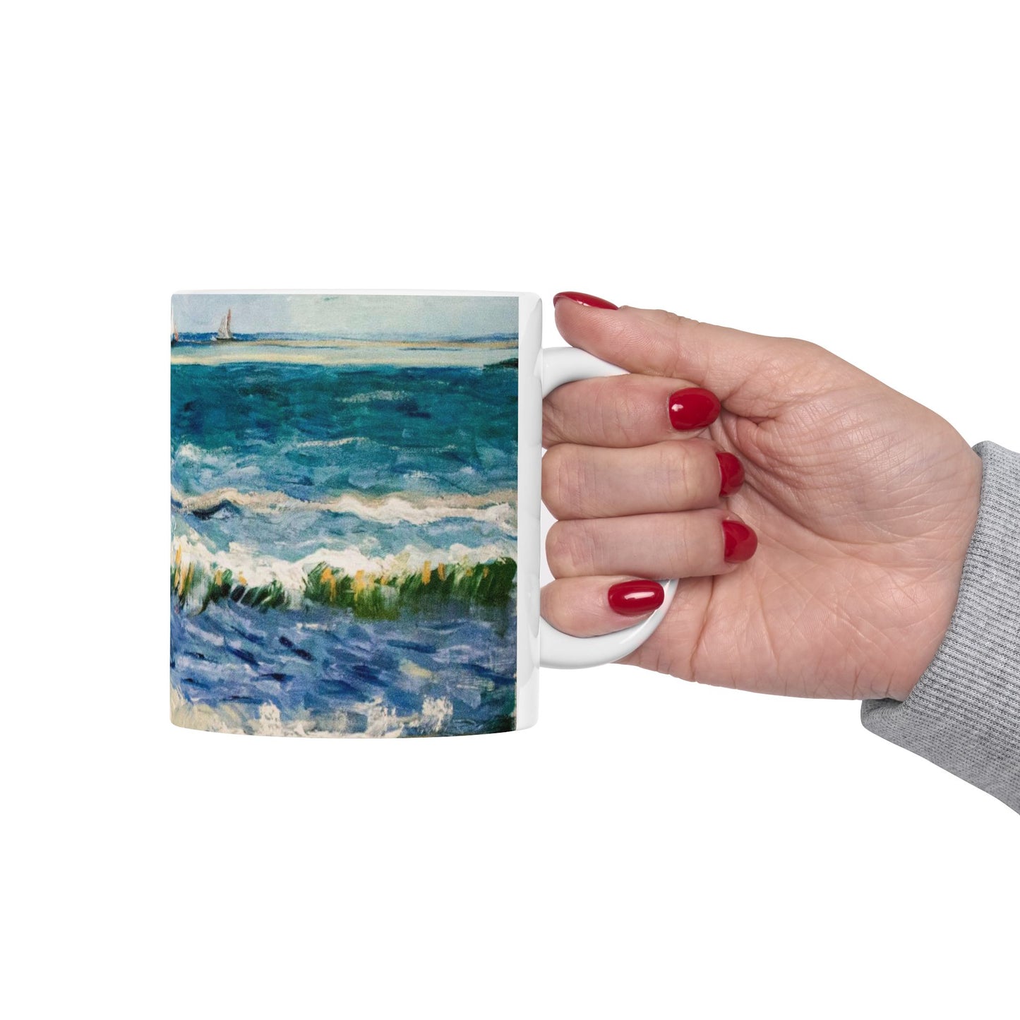 Seascape at Saintes-Maries - My Dream Beautiful Novelty Ceramic Coffee Mug 11oz