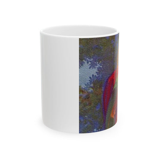 The Paradise of Peter Pan, print of painting by Edward Mason Eggleston, 1932 (cropped) Beautiful Novelty Ceramic Coffee Mug 11oz