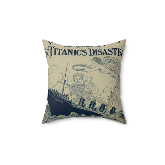 Der naser keiver oder Churbon Titanic Decorative Accent Square Pillow