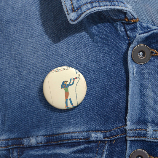 Thoth Trismégiste, le premier Hermès, Hermès Trismégiste. Pin Buttons with Crisp Design