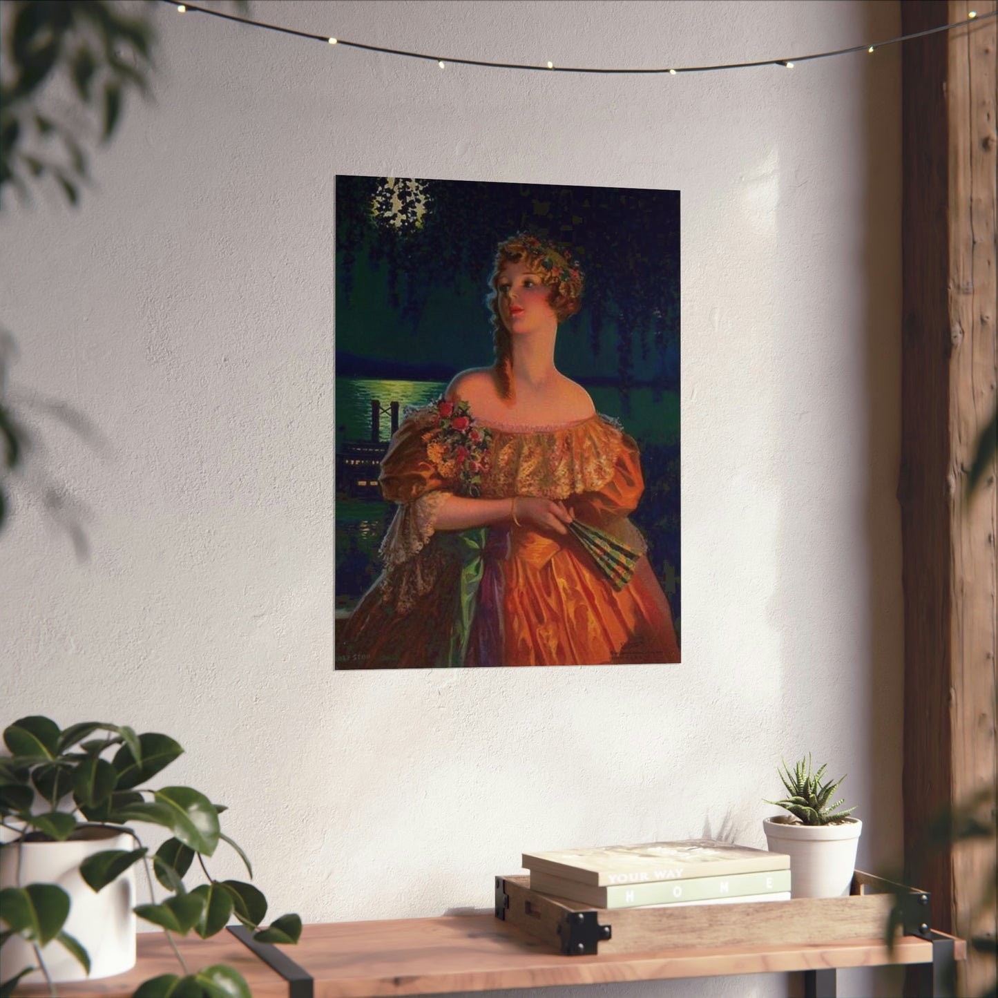 "Dixie", print of painting by Edward Mason Eggleston, 1929 High Quality Matte Wall Art Poster for Home, Office, Classroom