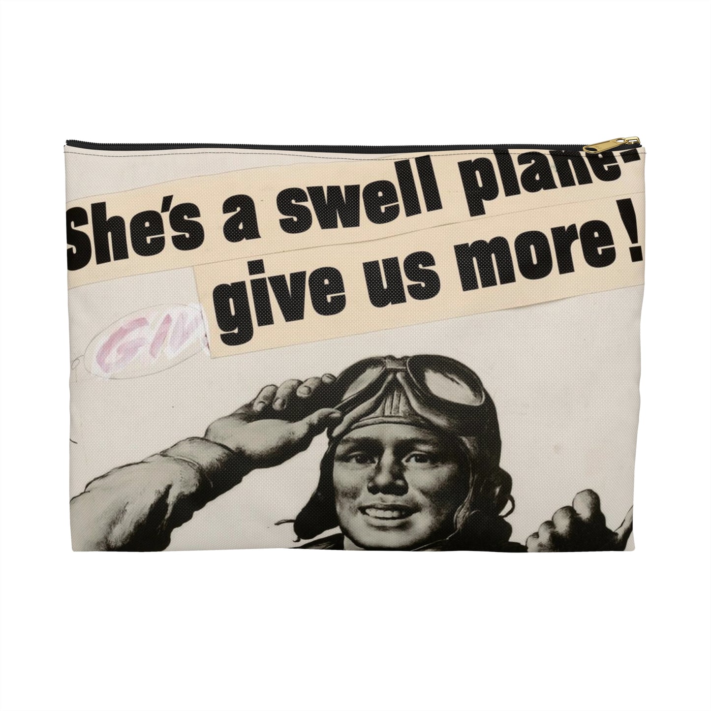 She's a swell plane - give us more!  MORE PRODUCTION [Riggs] Large Organizer Pouch with Black Zipper