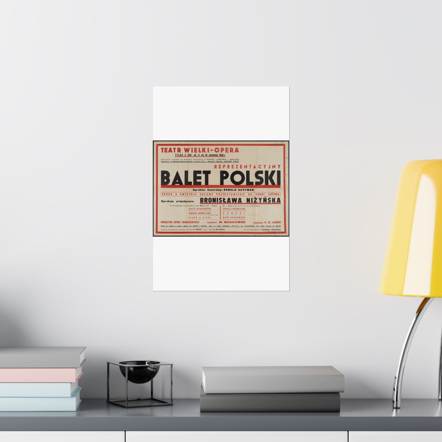 Balet Polski [2] High Quality Matte Wall Art Poster for Home, Office, Classroom