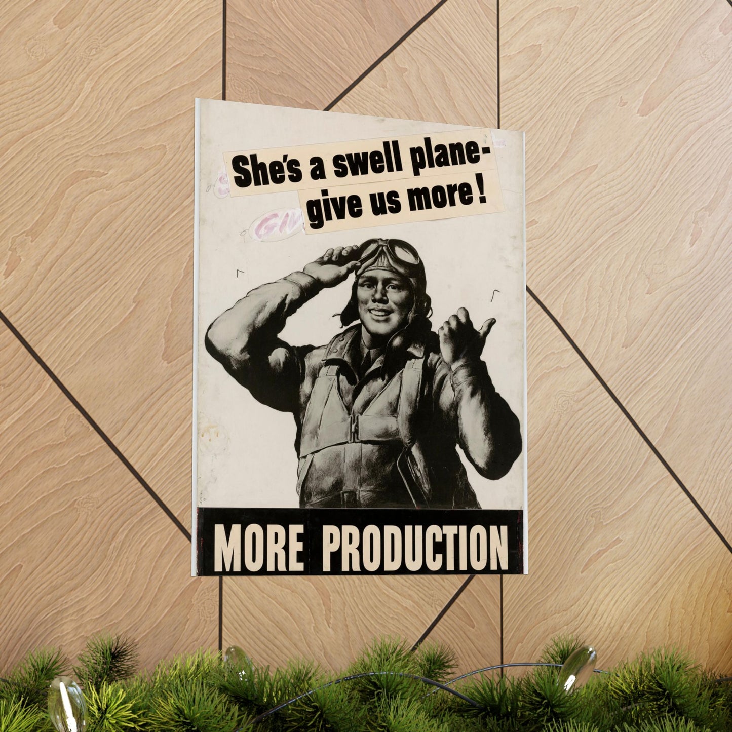 She's a swell plane - give us more!  MORE PRODUCTION [Riggs] High Quality Matte Wall Art Poster for Home, Office, Classroom