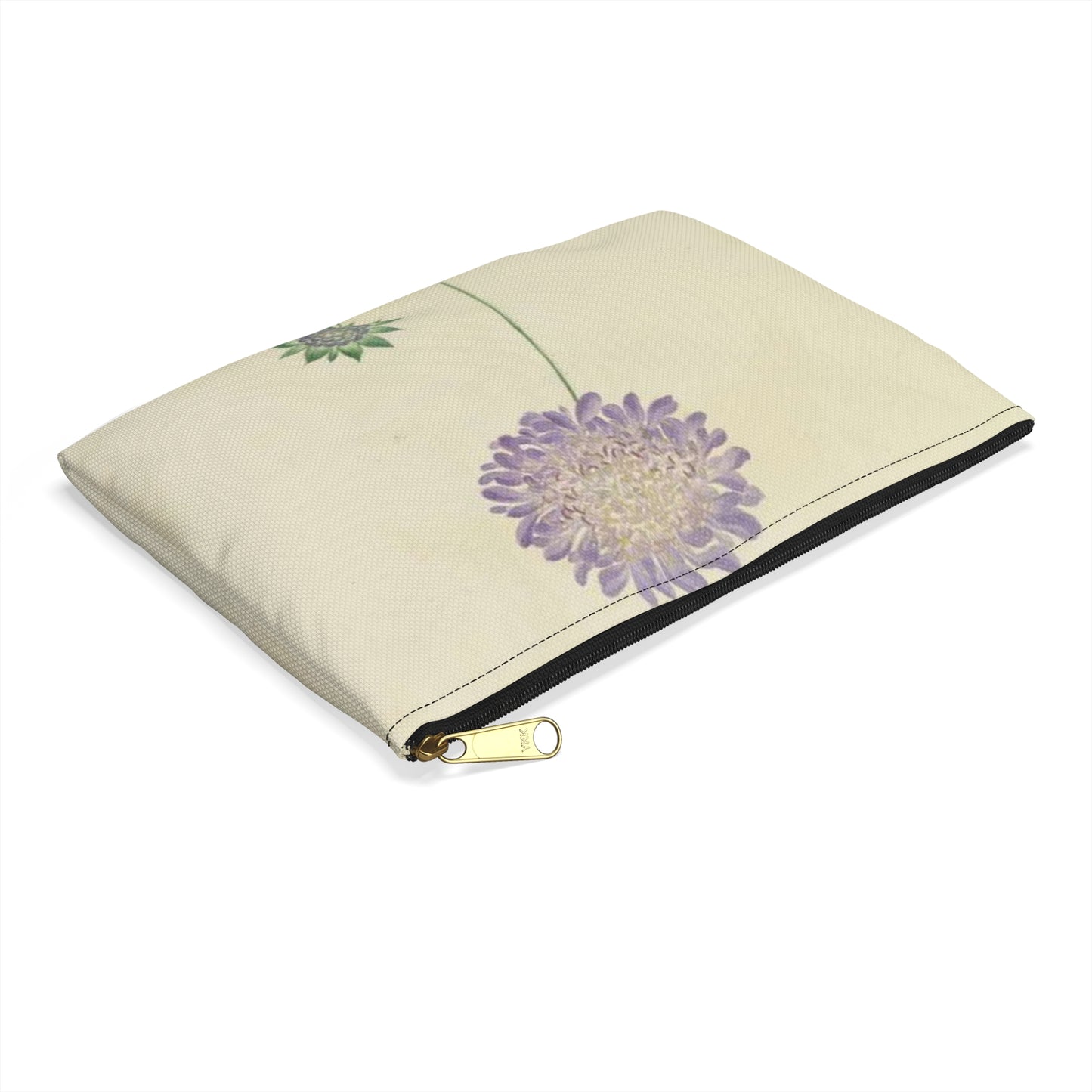 Scabiosa by Lydia Penrose Large Organizer Pouch with Black Zipper