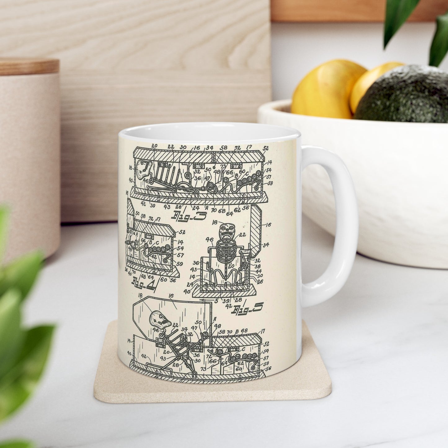 Patent Case File No. 2,159,356, Cigarette Dispenser, Inventor Archie F. Lambert - DPLA - 9ae9975f88d997662d58fae87558b27d (page 6) Beautiful Novelty Ceramic Coffee Mug 11oz