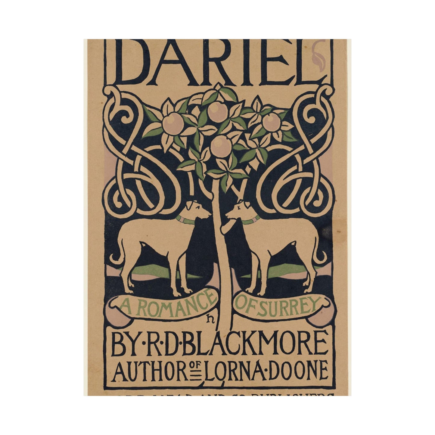 Dariel, a romance of Surrey, by R. D. Blackmore High Quality Matte Wall Art Poster for Home, Office, Classroom