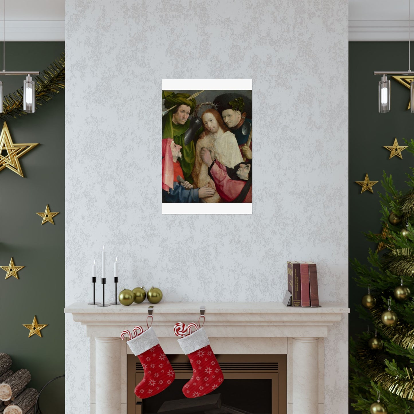 Hieronymus Bosch - Christ Mocked (The Crowning with Thorns) - Google Art Project High Quality Matte Wall Art Poster for Home, Office, Classroom