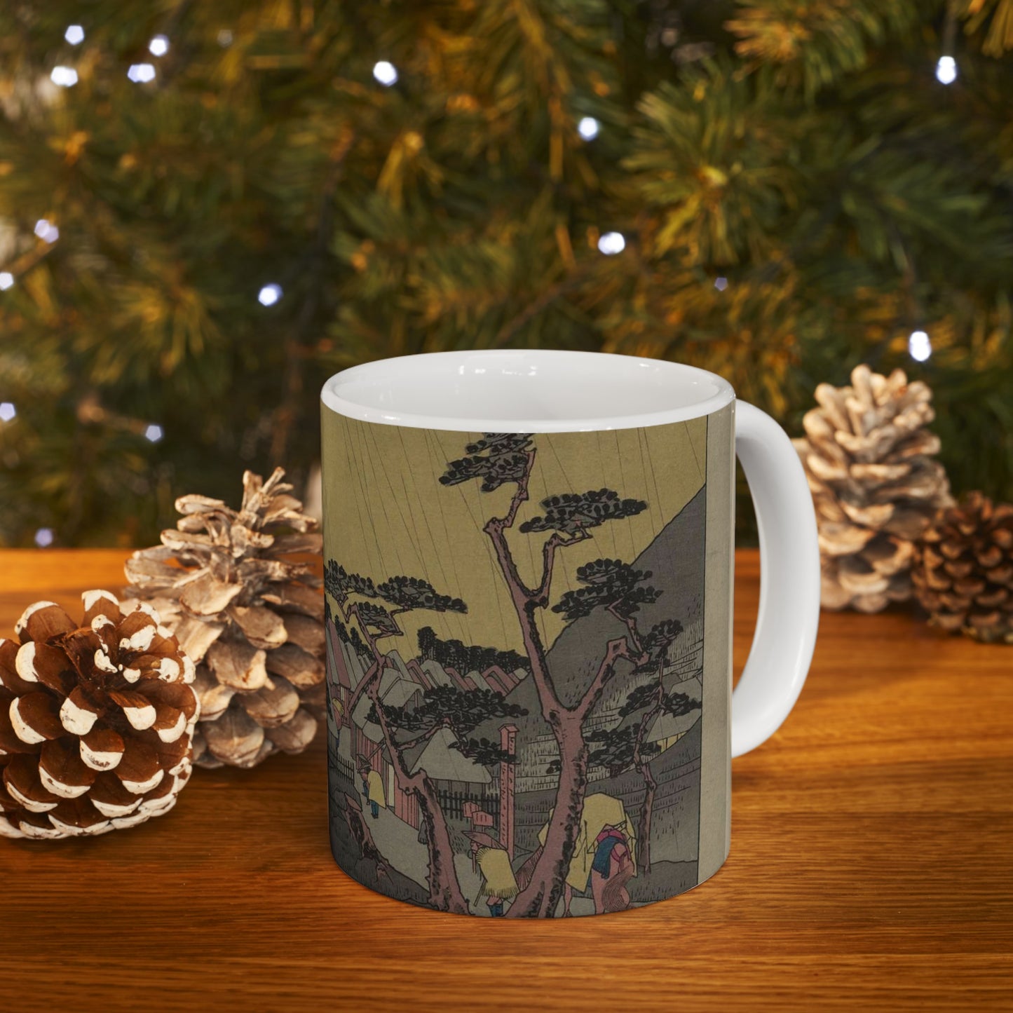 Utagawa Hiroshige - Oiso, Andō Hiroshige - Ukiyo e print Beautiful Novelty Ceramic Coffee Mug 11oz