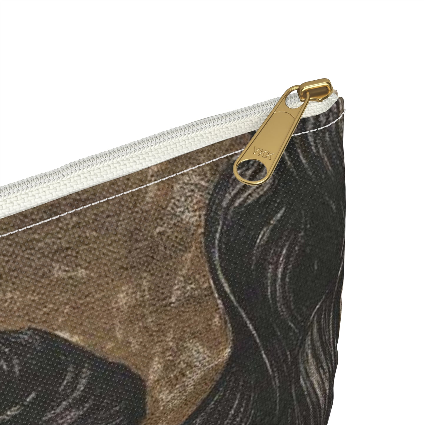 Danseres met draperieën - Drawing. Public domain image. Large Organizer Pouch with Black Zipper