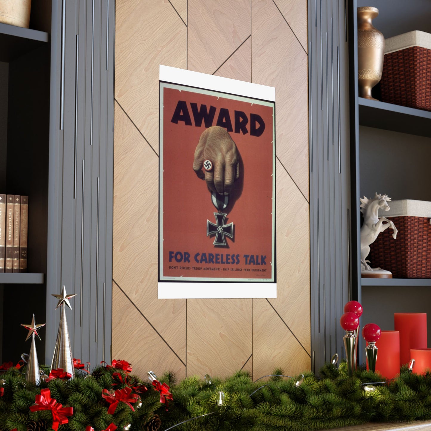 "Award for careless talk" - NARA - 513602 High Quality Matte Wall Art Poster for Home, Office, Classroom