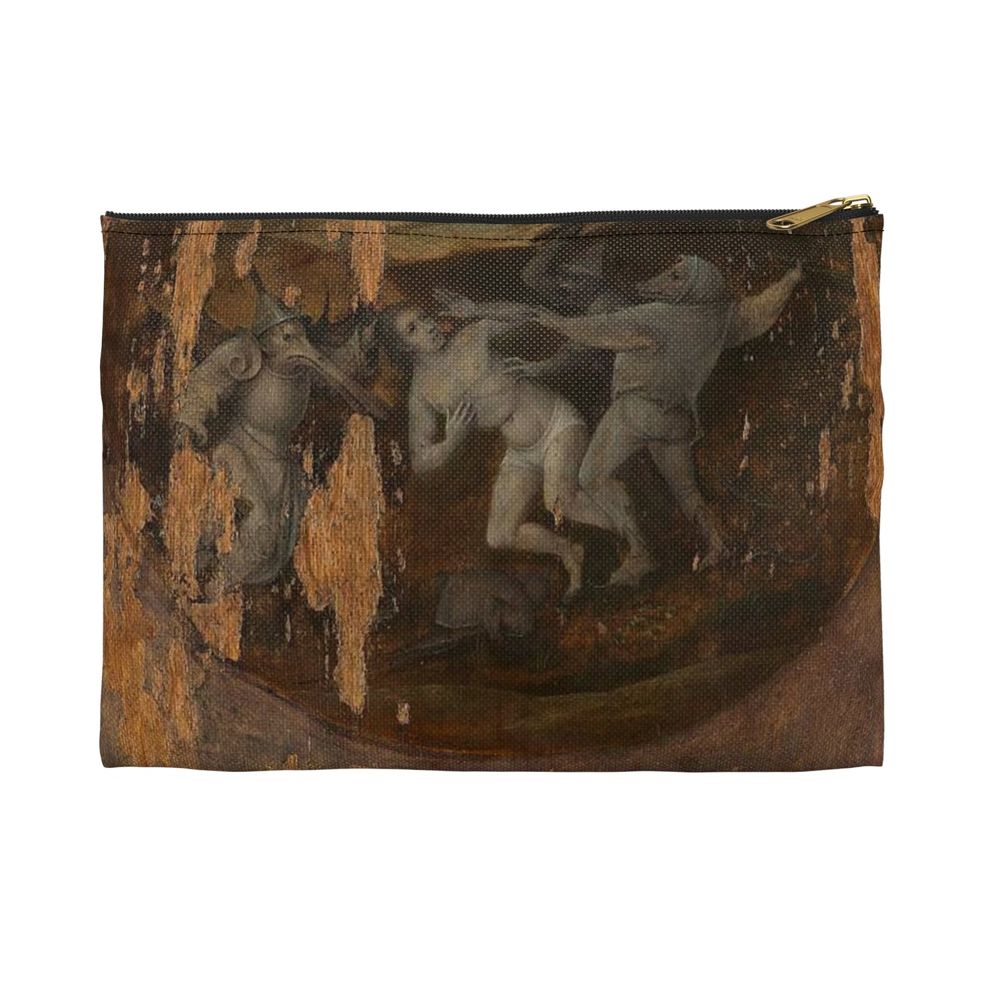 Flood Panels (The Flood – reverse), ca. 1508-1516 Large Organizer Pouch with Black Zipper