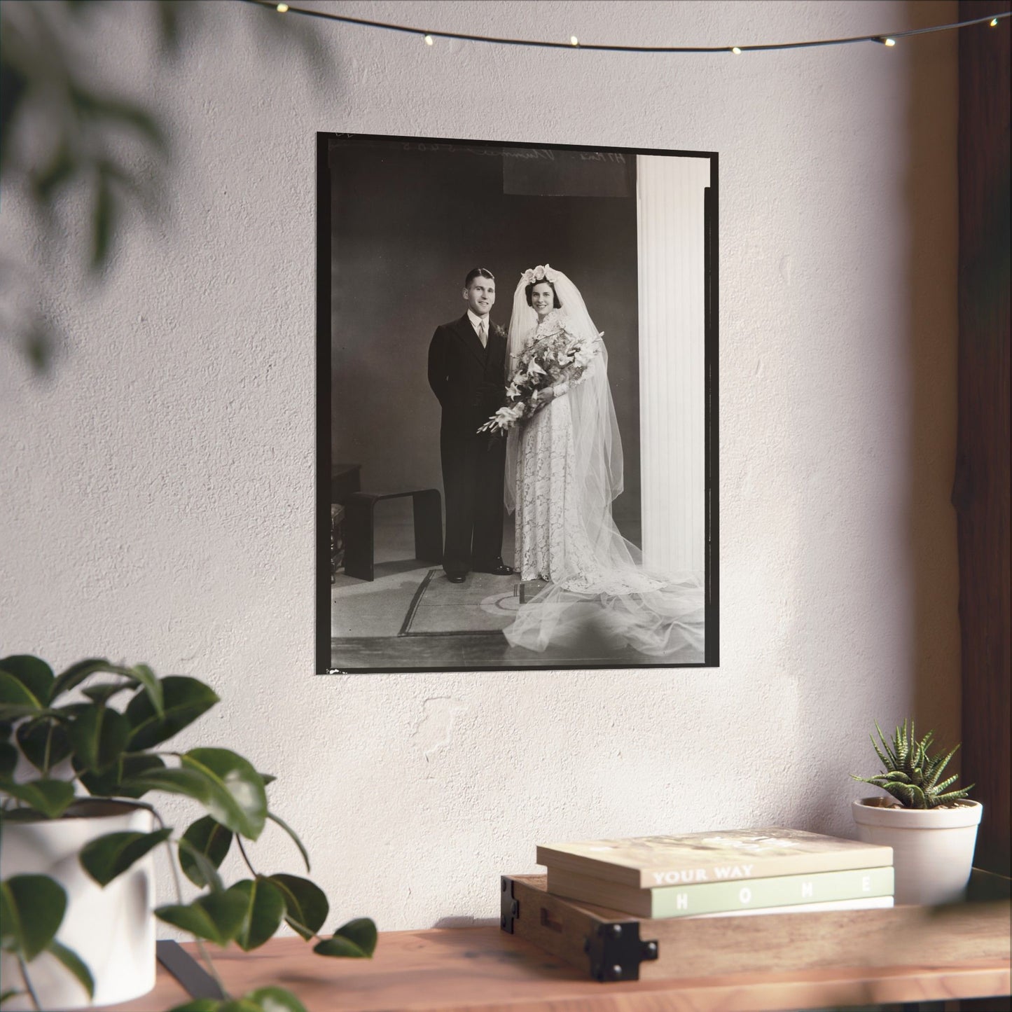 Atkins-Plummer wedding: the bride and groom High Quality Matte Wall Art Poster for Home, Office, Classroom