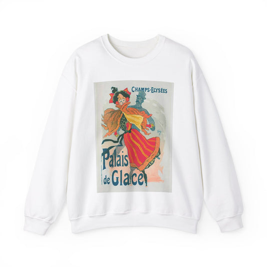 Nouvelle affiche pour le "Palais de Glace". White Heavy Blend Adult Crew Neck SweatShirt